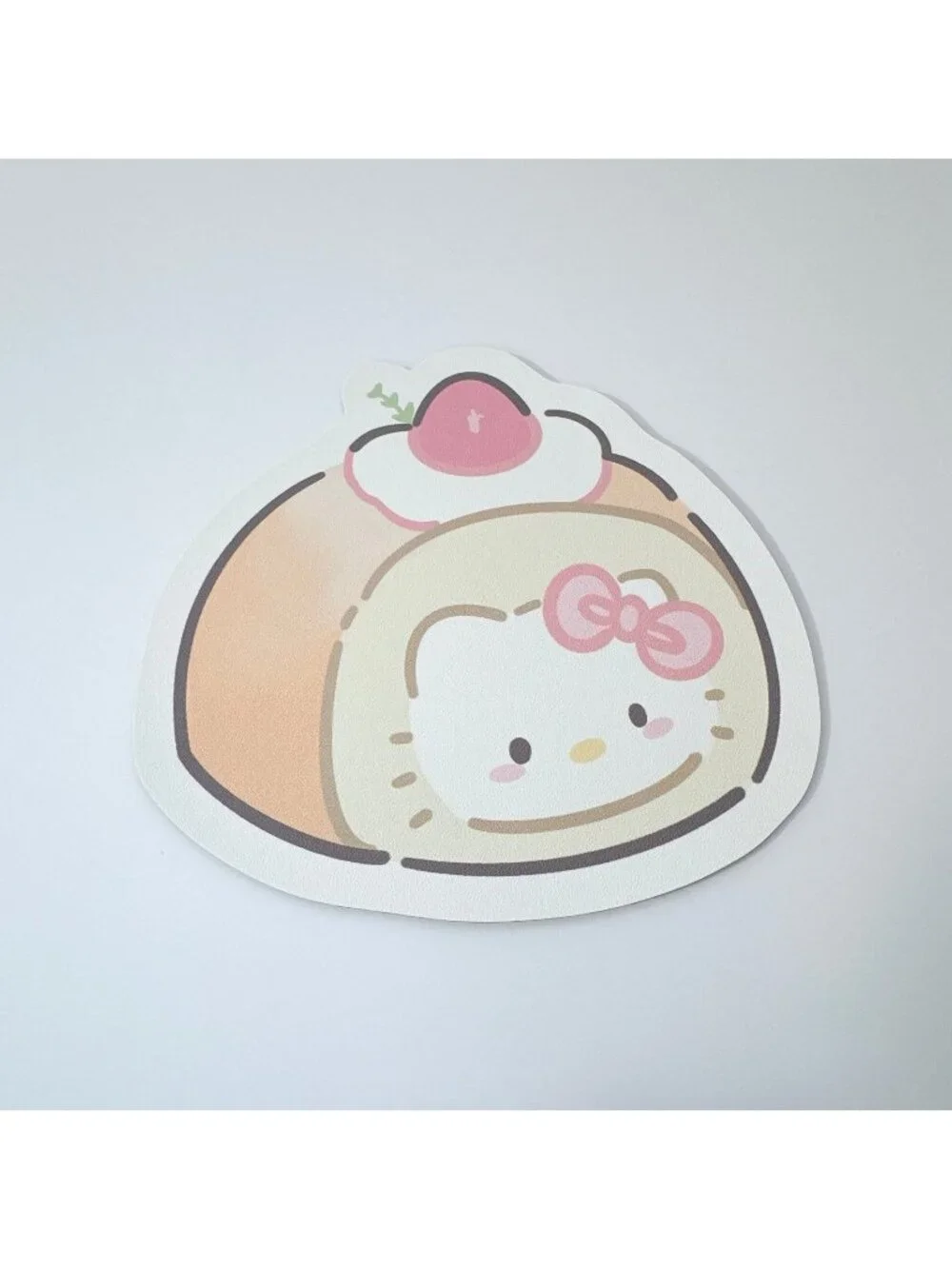 Hello Kitty Pastel Cake Roll Mouse Pad